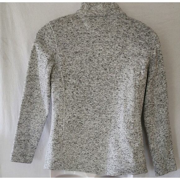 Andrew Marc New York Fleece Zip up Performence Marled Sweater with pockets W Med - Picture 2 of 11